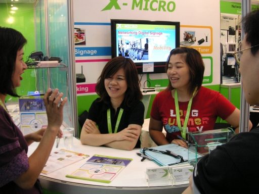 2009 台北國際電腦展 藍訊科技 & X-Micro 會場照片