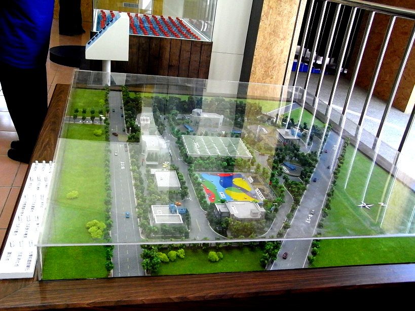 藍訊科技 負責執行 五股汙水處理廠-展覽館 觸控導覽與互動式教學系統內容建置