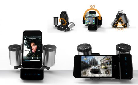 藍訊科技設計 iPhone iPod families 3D產品介紹網頁，充分表現影音享樂品質與生活便利性