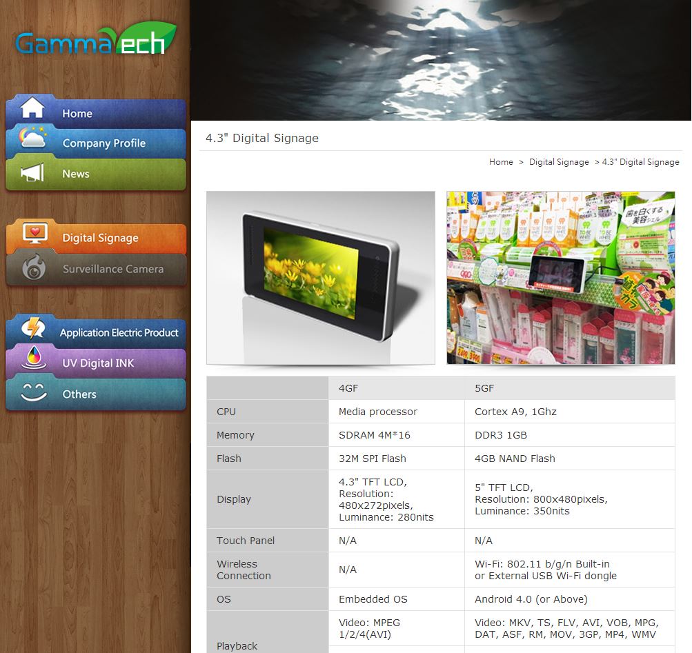 藍訊科技 執行 嘉瑪科技(Gammatech) 官網