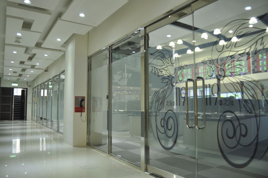 藍訊科技執行 新北市消防局_魔幻隧道_室內裝修