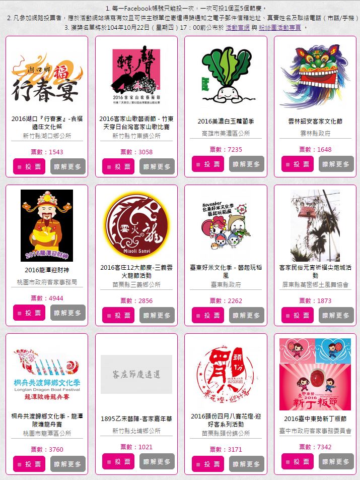 藍訊科技執行_2016客家節慶票選 全民起動10萬好禮大放送活動 官網