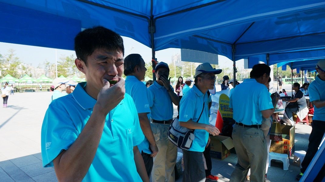 藍訊執行 台中舒跑杯 拍照互動上傳台中市府LED大螢幕