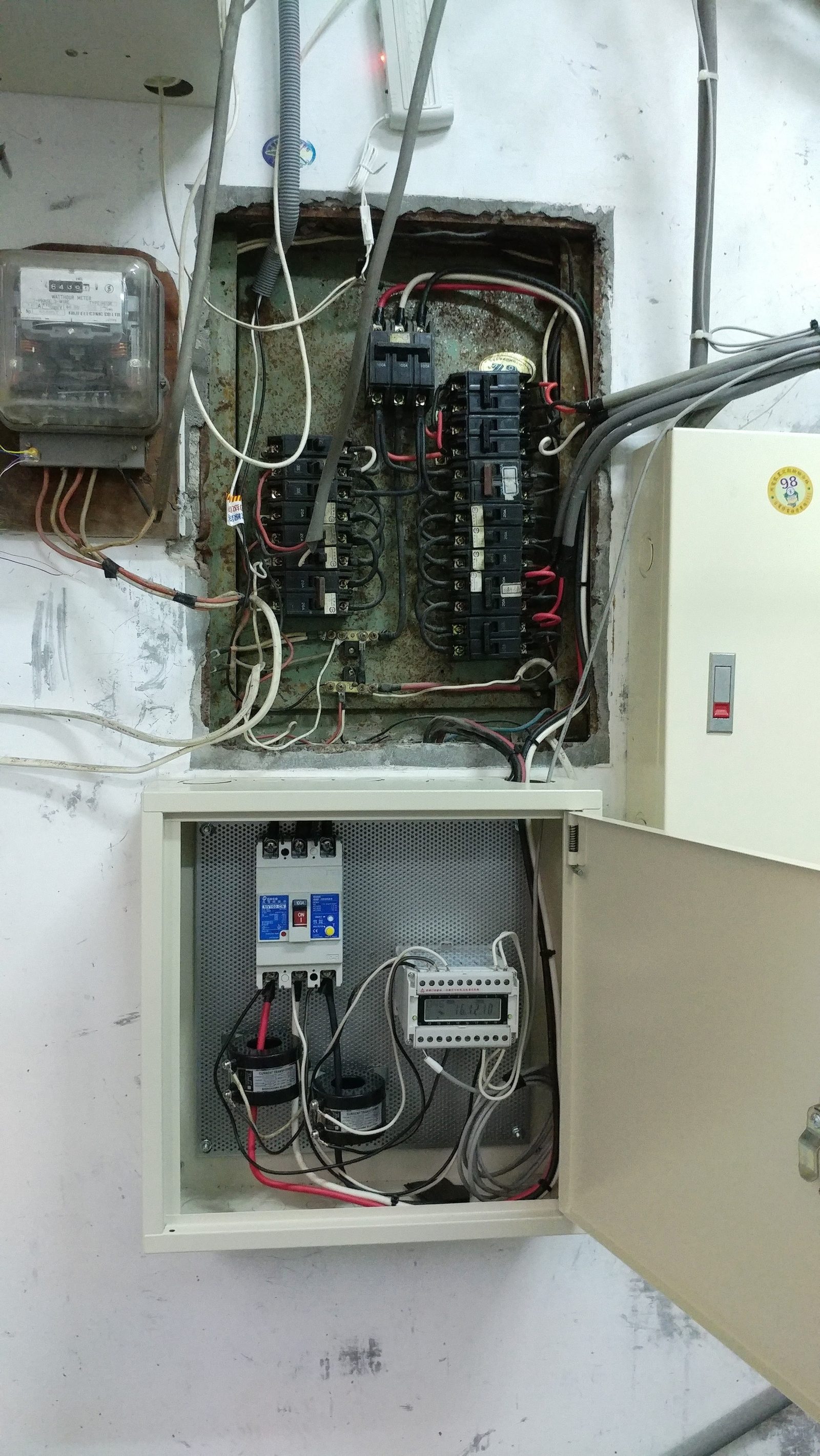 藍訊科技執行 竹東鎮公所壁掛7吋觸控螢慧電網顯示器、智慧電表建置