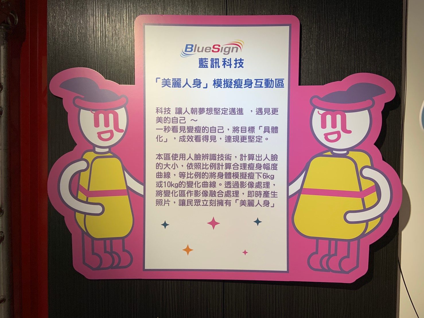 藍訊科技開發 資策會美麗人身模擬瘦身機