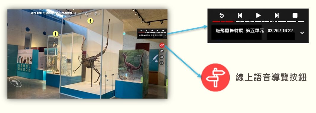 360全景語音導覽_結合多媒體互動教育系統/線上化遊戲 (闖關互動+AI AR VR 去背應用)