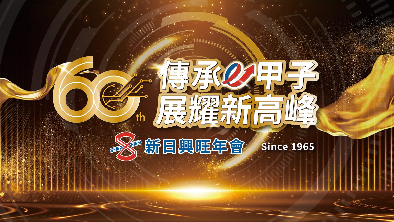 藍訊科技執行新日興旺年會2000人線上自行報到+客製化抽獎/馬賽克抽獎動畫/無線抽獎按鈕+得獎查詢系統