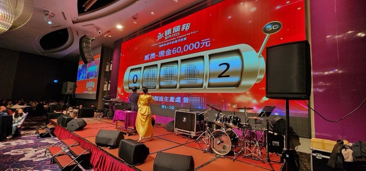 頎邦科技年終尾牙 自行報到+客製化拉霸抽獎+無線抽獎按鈕+線上多人競賽互動遊戲-金手指