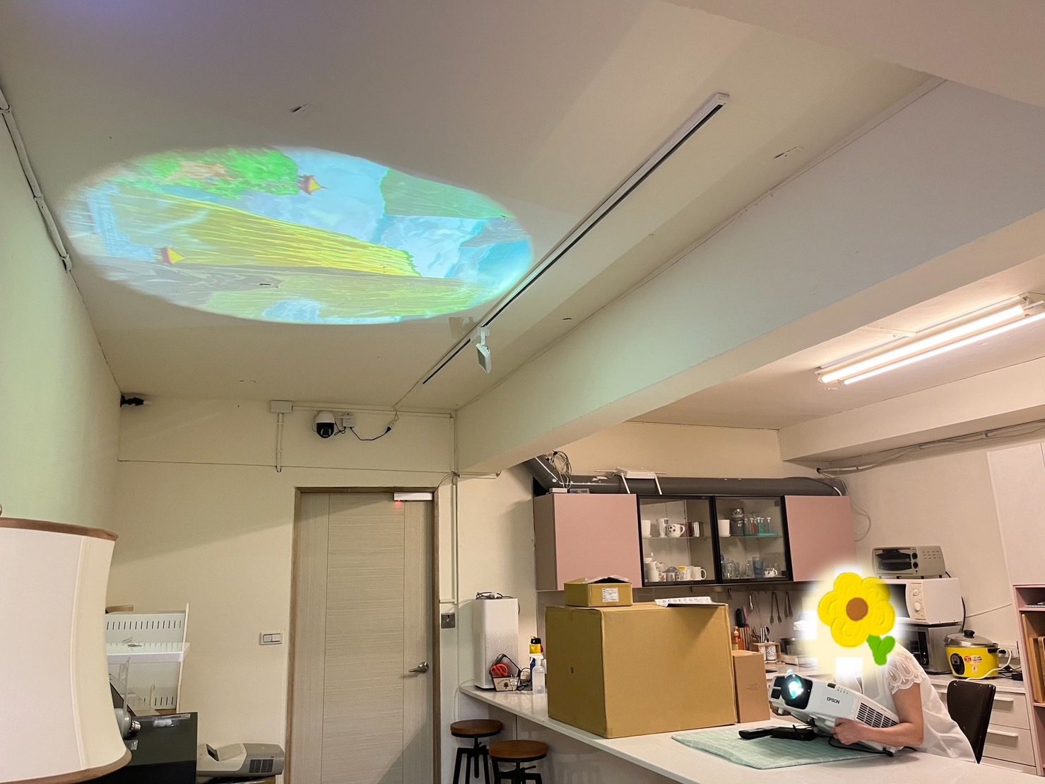 藍訊科技執行 2023臺灣文博會 華山展區多媒體互動投影機租賃&安裝設定&撤展