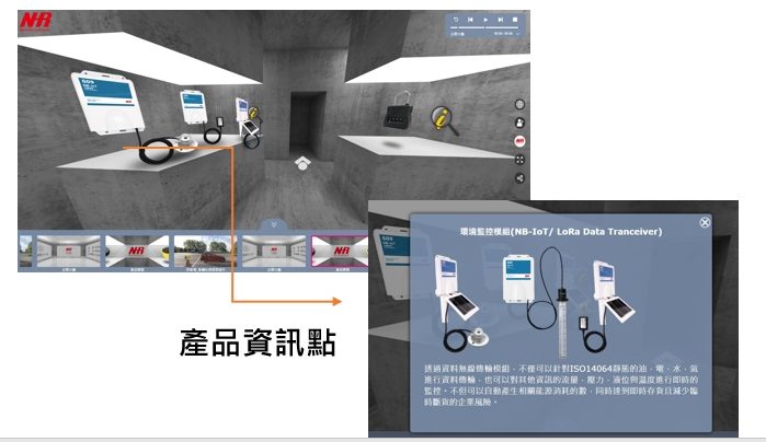 藍訊開發 VR360全景語音導覽系統 - 720º全景沉浸式導覽及3D建模虛擬展間 企業品牌產品展示 商家環景導覽