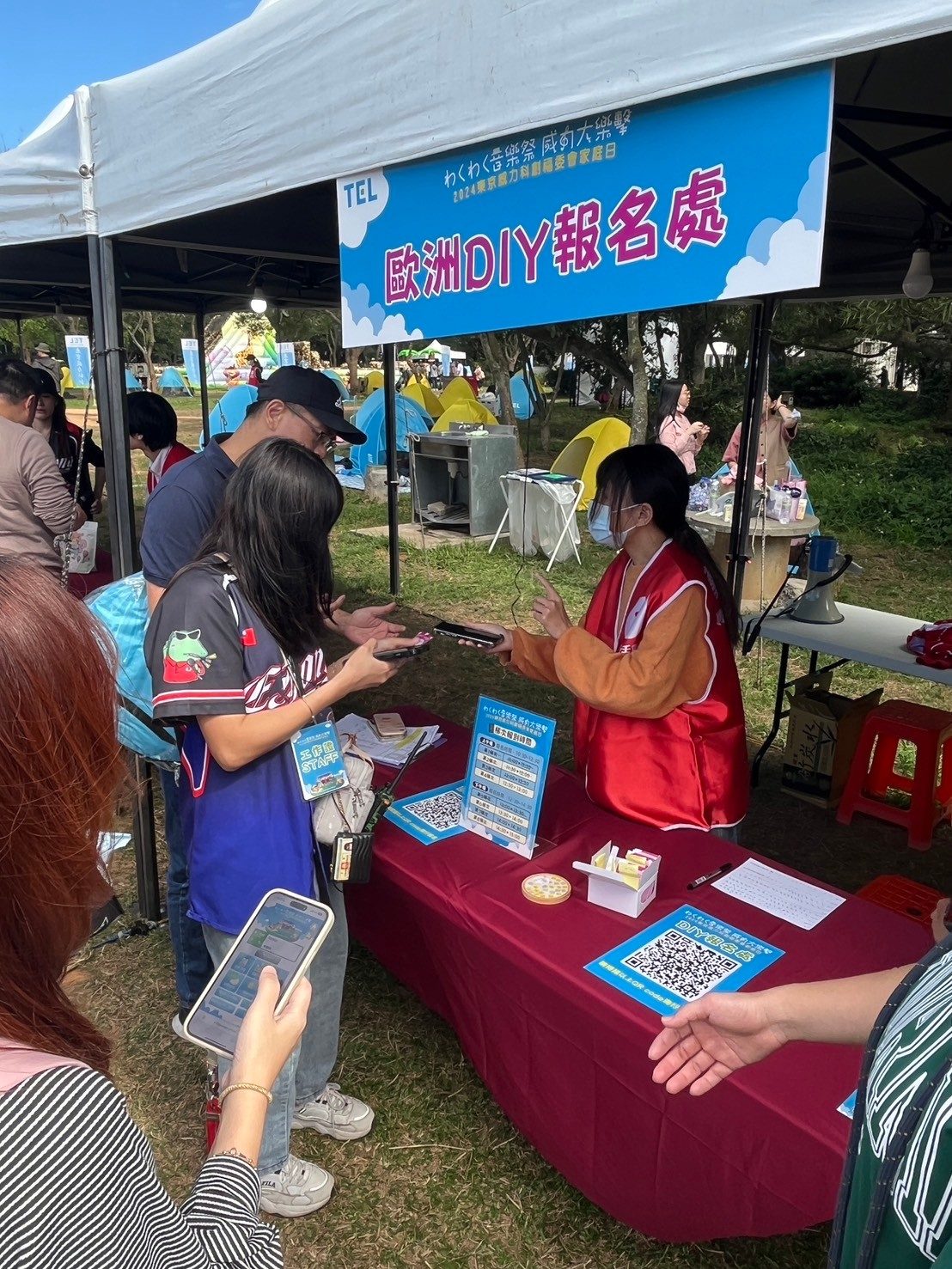 東京威力科創家庭日3000人線上自行報到 領取報到禮+QRCode闖關集點系統+園遊會無紙化點數支付+ DIY兌換&午餐兌換