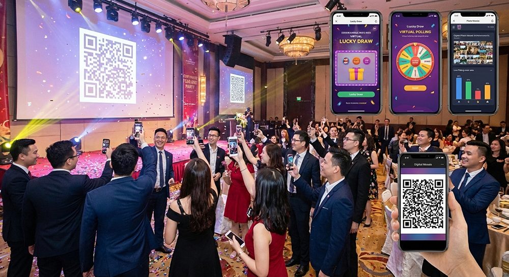 2025 尾牙春酒怎麼辦？藍訊科技手機互動系統：手機賓果、抽紅包、線上投票，打造員工最有感的科技盛典！