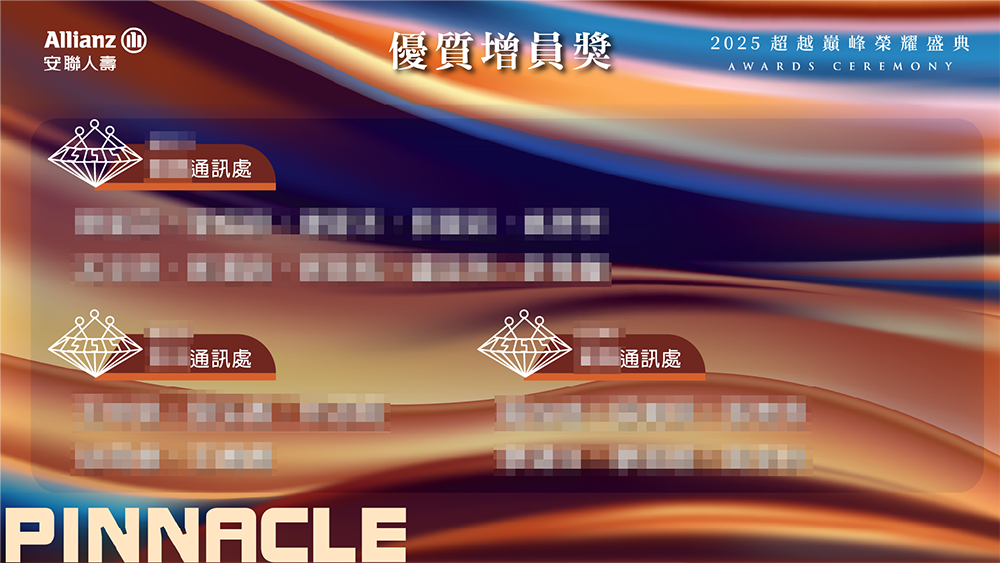 安聯人壽2025超越巔峰榮耀盛典-掃描QRCode智慧入場，自行報到結合互動榜單，打造無縫尊榮表揚新標竿！