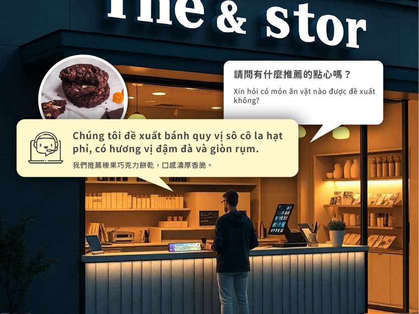 【Qtalk智慧櫃台】藍訊科技革新服務體驗，AI語音翻譯打破語言藩籬，迎接全球顧客！