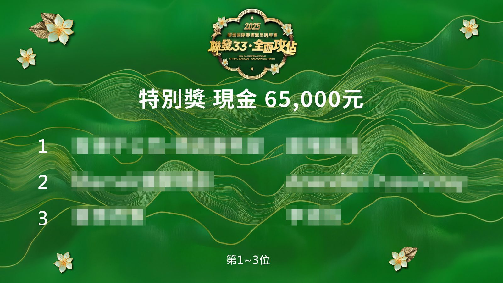 2025聯發國際春酒暨品牌年會 客製化抽獎系統/馬賽克過場動畫/得獎查詢/桌次查詢/活動詳細/快拍印_即拍即印
