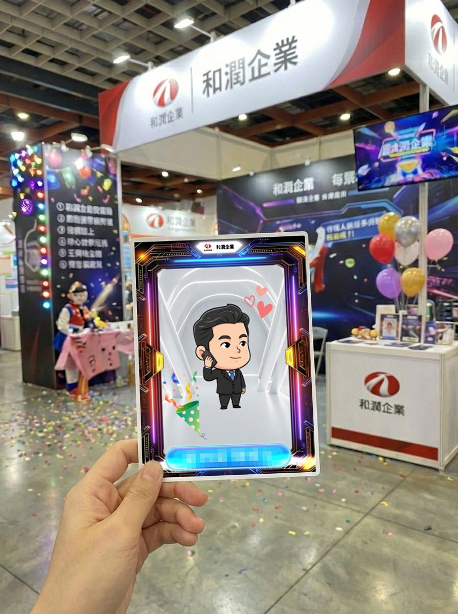【禾圓行銷】2026和潤企業年終尾牙 1000人活動-導入藍訊簽到系統+摸彩系統+快拍印(AI生成Q版人物卡片)