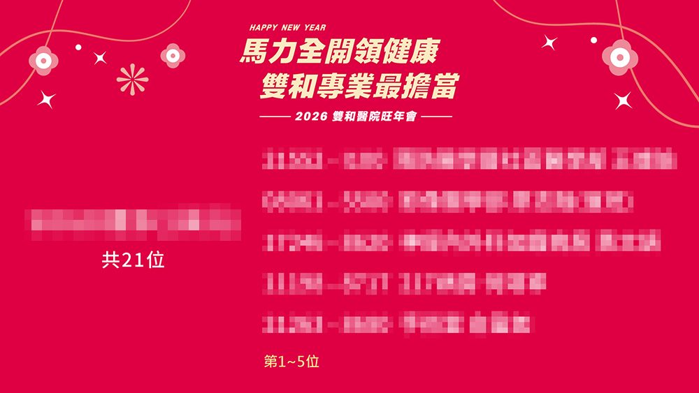 如何舉辦 3,000 人不混亂的旺年會?雙和醫院成功案例分享:手機查獎、查桌次與高彈性抽獎系統