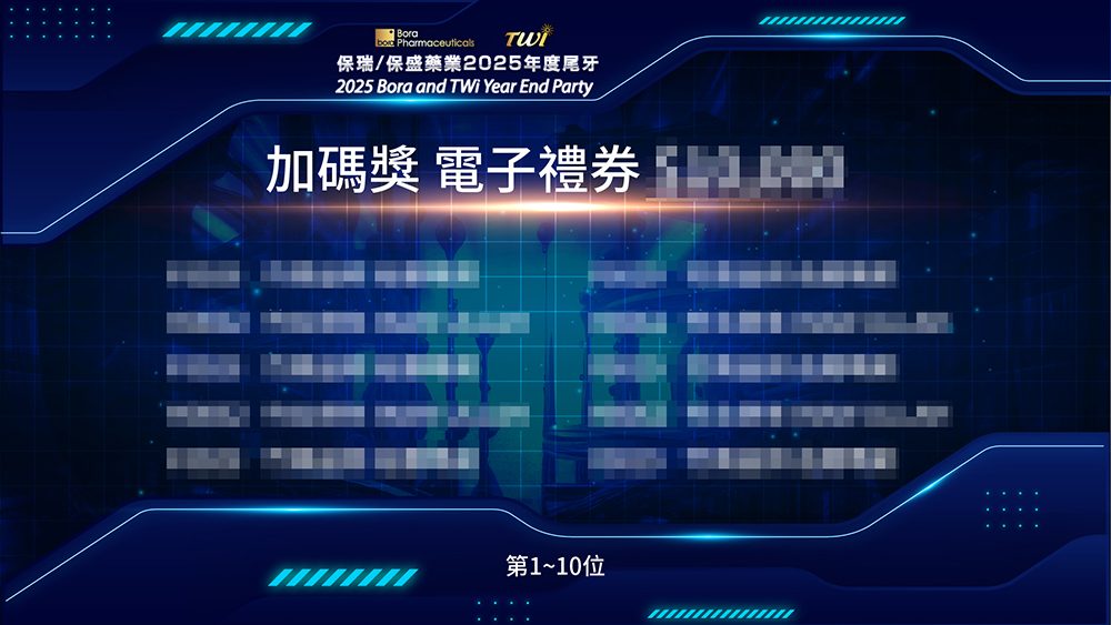【靚格國際】保瑞/保盛藥業2025尾牙-導入藍訊手機簽到+客製化抽獎畫面+桌位查詢+馬賽克過場動畫