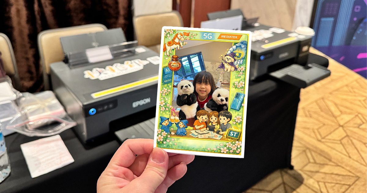 現場直擊！聯發科活動最夯打卡點：快拍印互動拍照體驗，紀錄每個燦爛瞬間！