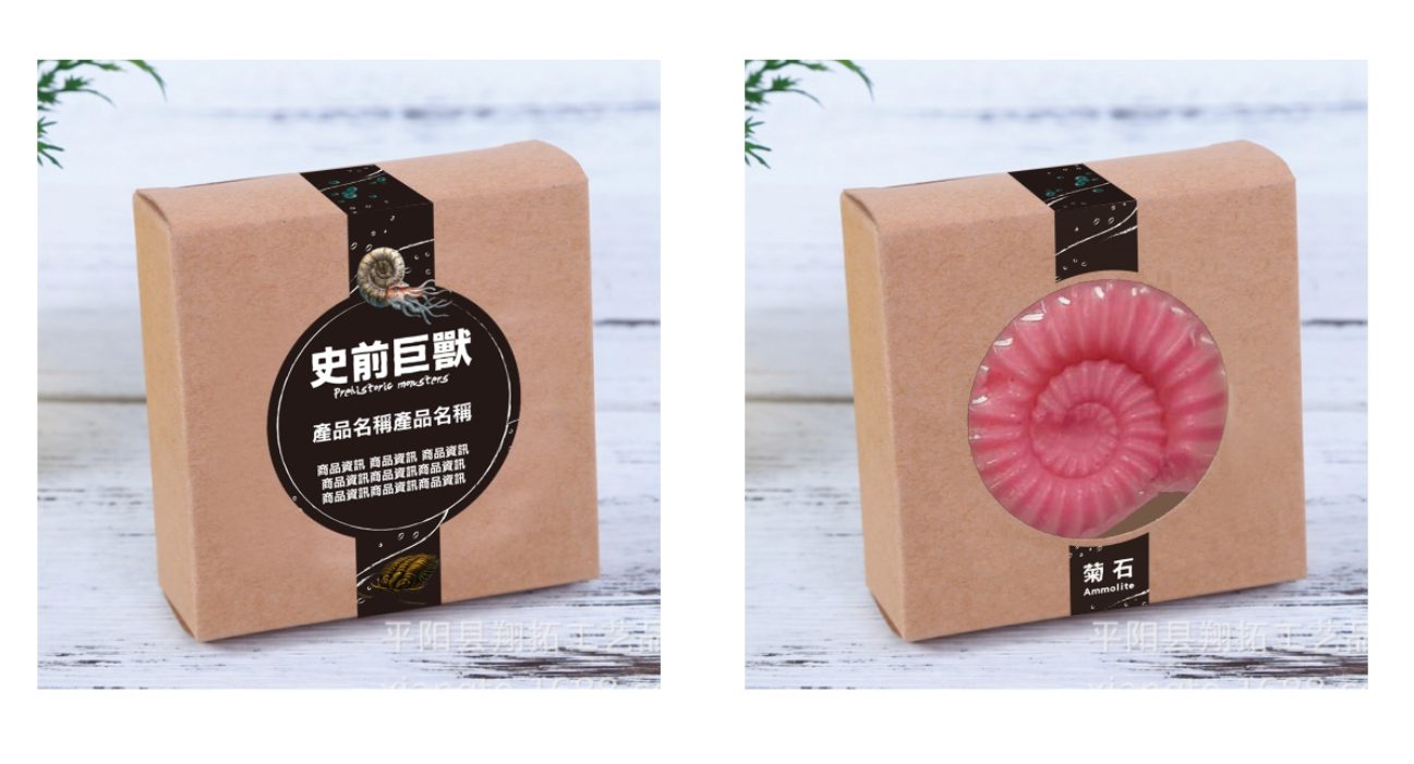 藍訊科技執行-蘭陽博物館-手工菊石、三葉蟲化石皂 製作